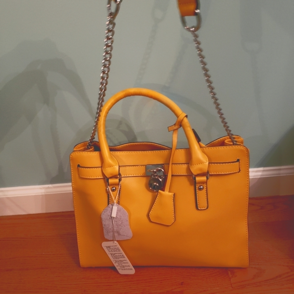 Cape Cod Leather Yellow Gold Shoulder/Tote
